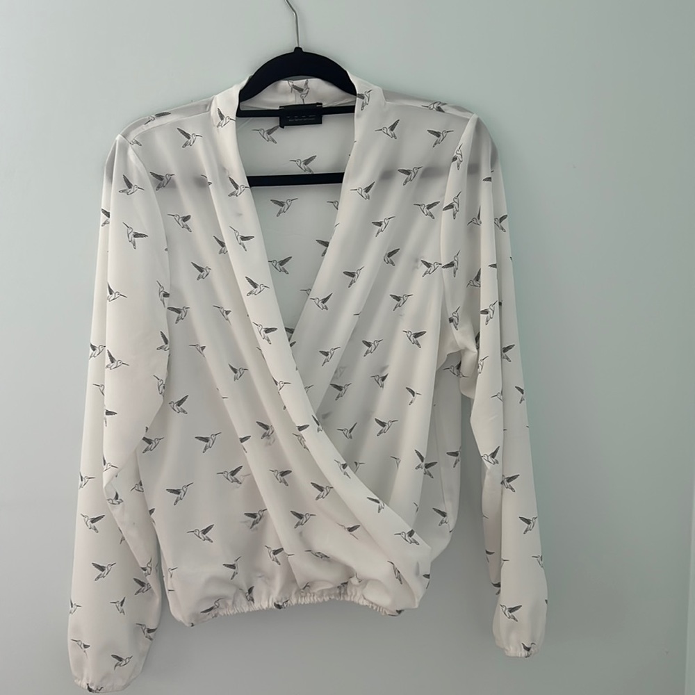 FIGL Faux wrap shirt